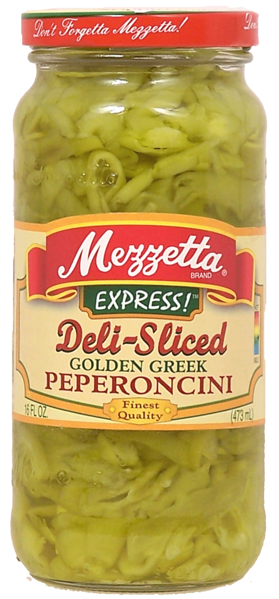 Mezzetta express deli-sliced imported golden greek peperoncini Full-Size Picture